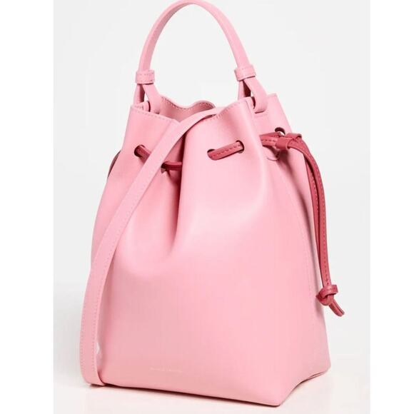 Mansur Gavriel Handbags - NWT MSRP$ 695 Mansur Gavriel Confetti Leather Bucket Bag Crossbody Flamingo Pink